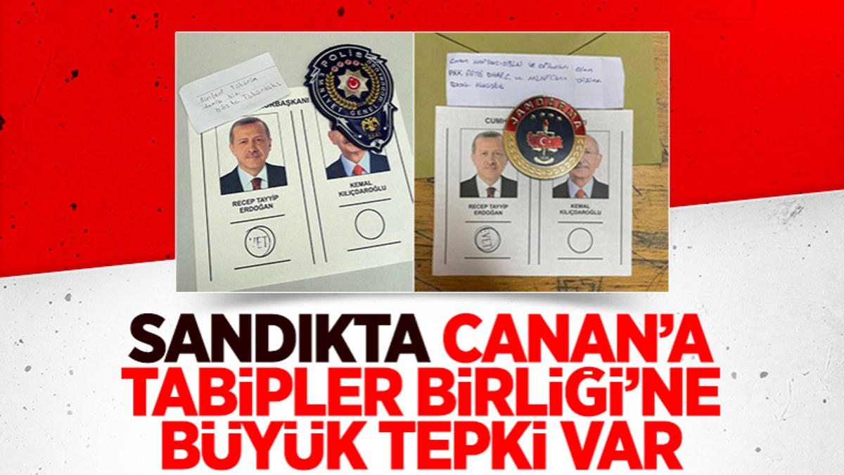Sandığa giden seçmenden Canan Kaftancıoğlu ile Türk Tabipler Birliği’ne tepkiler