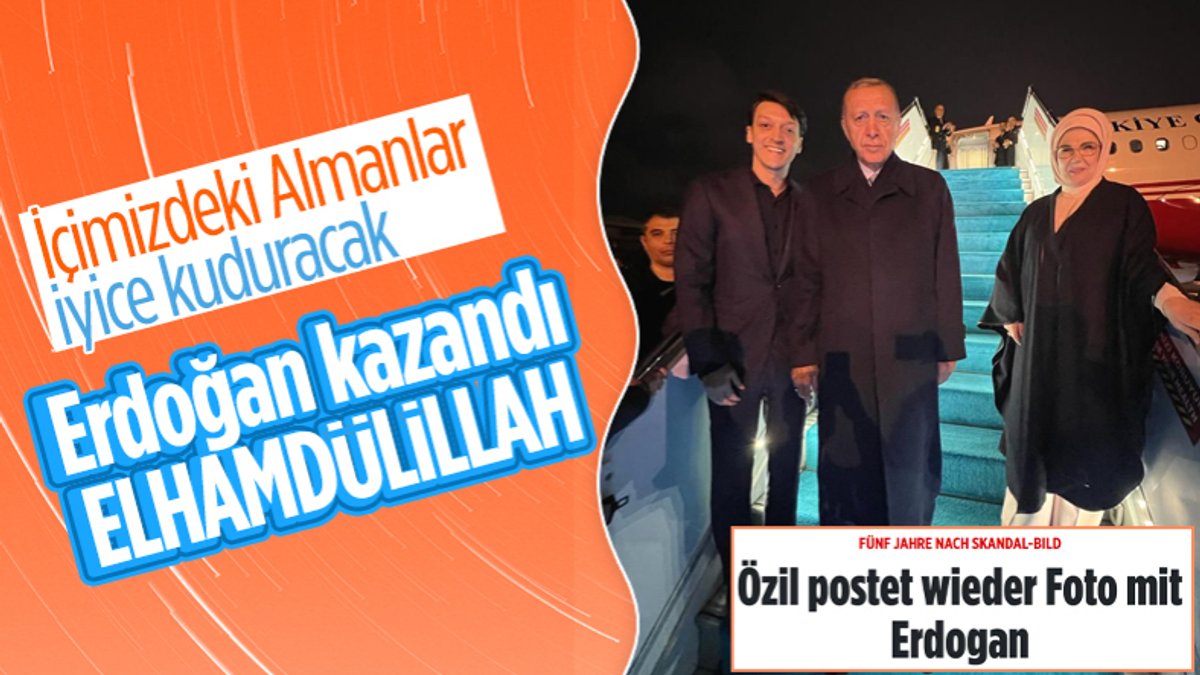 Mesut Özil'den Cumhurbaşkanı Erdoğan paylaşımı: Elhamdülillah