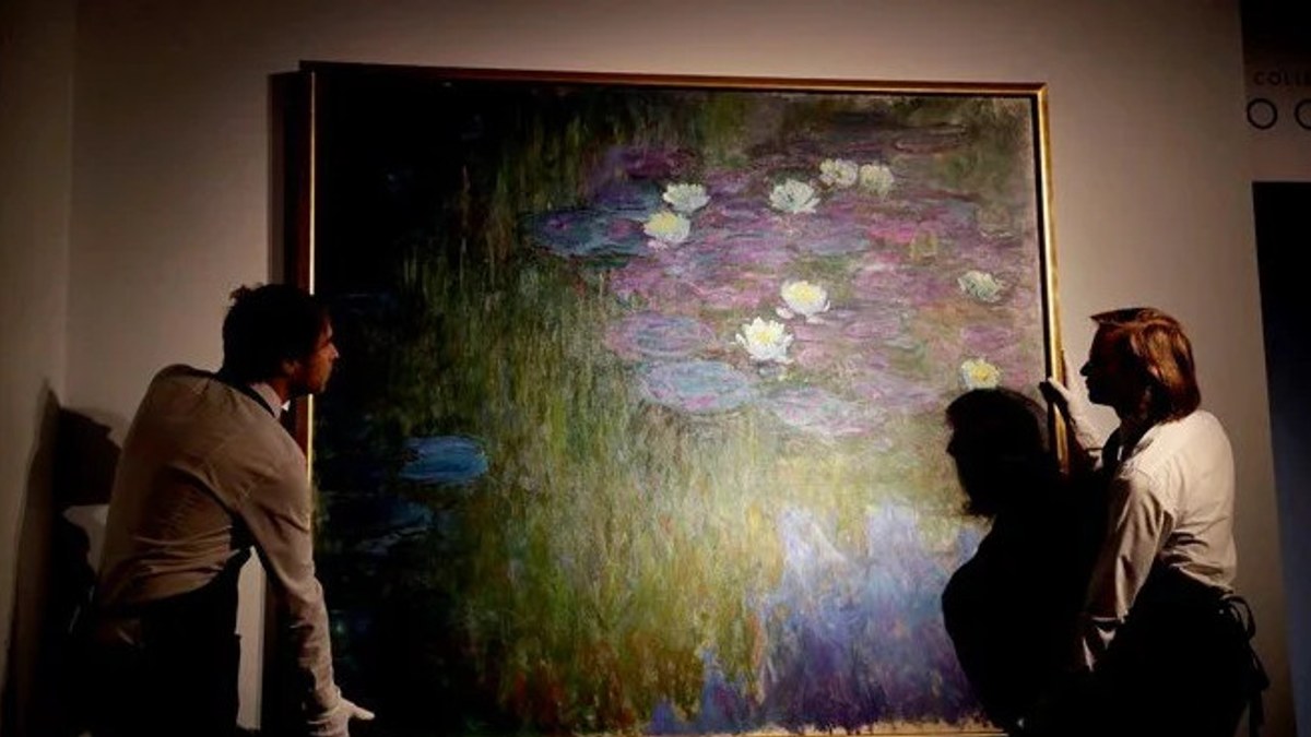 Araştırmalar ortaya koydu; Fransız ressam Claude Monet'in Nilüferler tablosu ruh sağlığına iyi geliyor