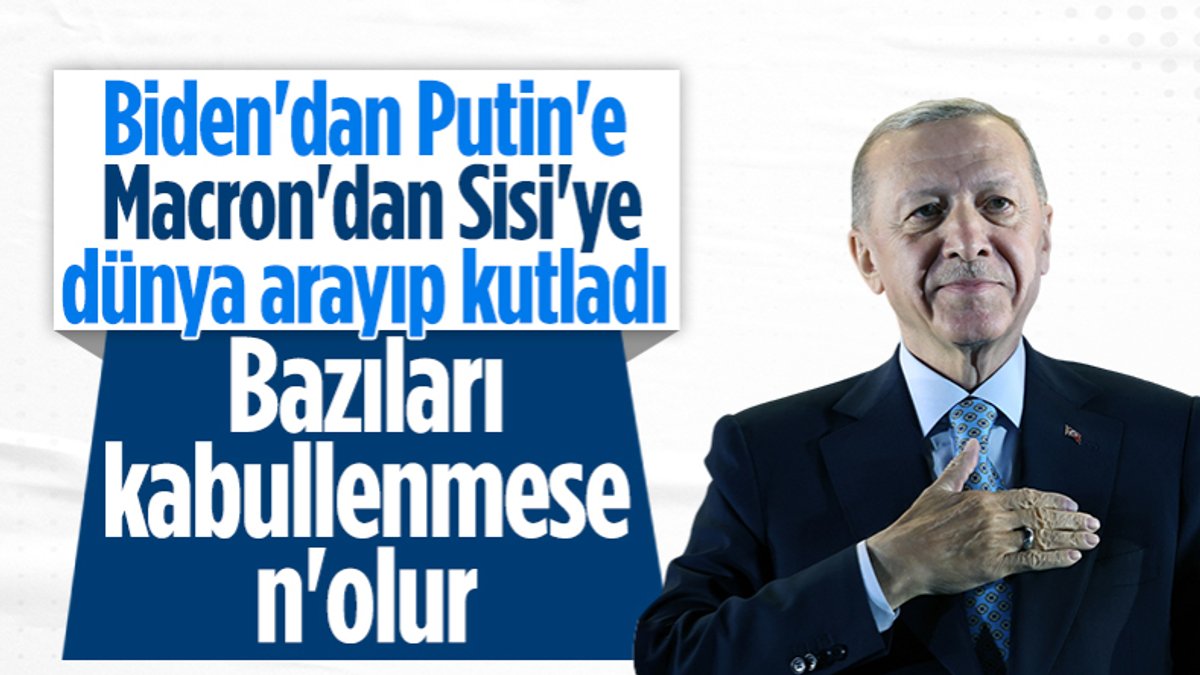 Liderlerden Cumhurbaşkanı Erdoğan'a kutlama telefonları