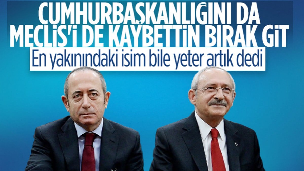 Mehmet Akif Hamzaçebi'den Kemal Kılıçdaroğlu'na istifa çağrısı