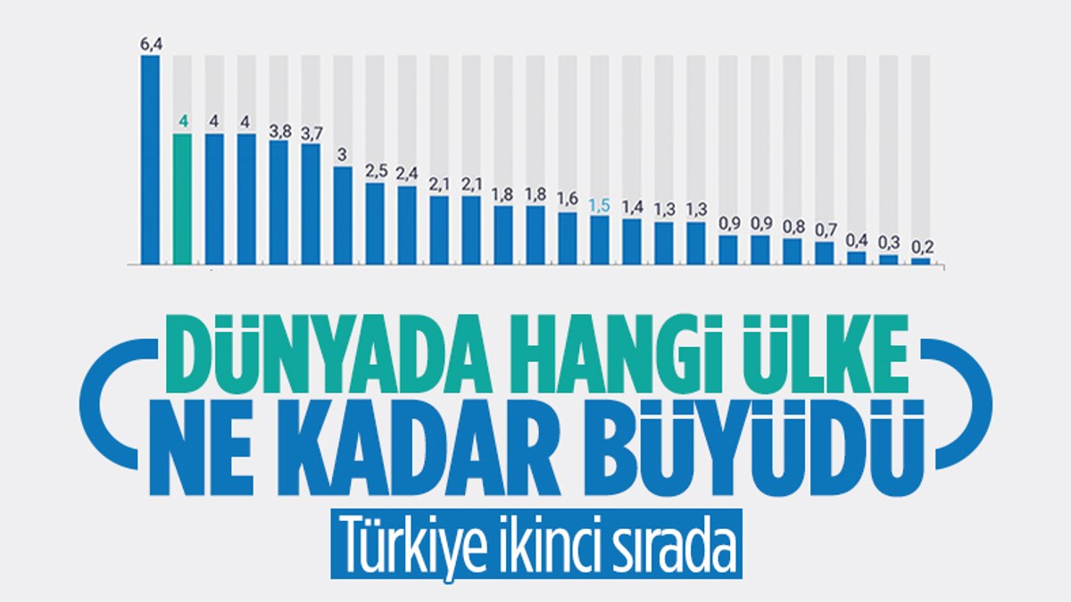 Türkiye, OECD'nin en hızlı büyüyen ikinci ülkesi
