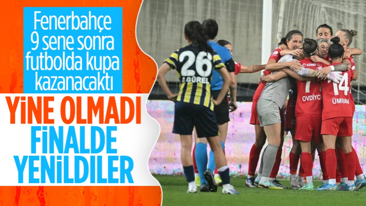 Kadın Futbol Süper Ligi'nde Fenerbahçe şampiyonluğu FOMGET'e kaptırdı