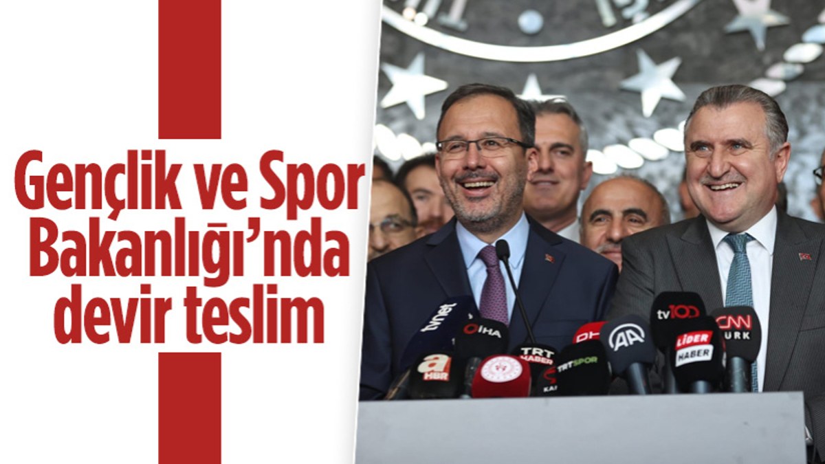 Gençlik ve Spor Bakanı Osman Aşkın Bak görevine başladı