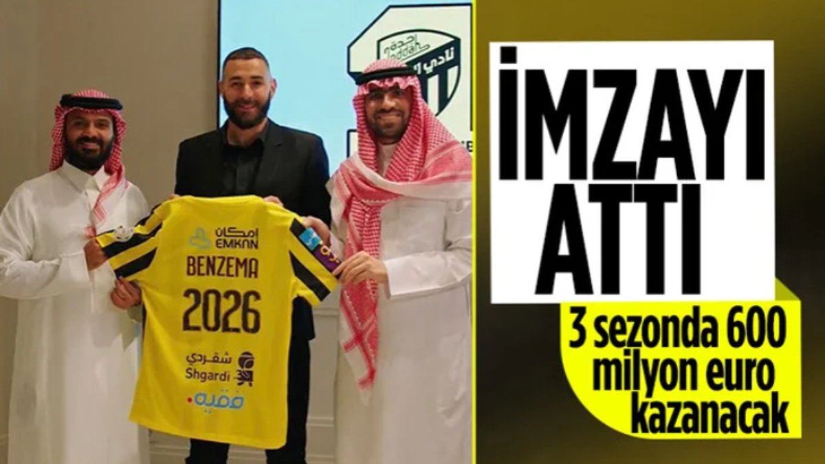 Karim Benzema, Al Ittihad'a transfer oldu