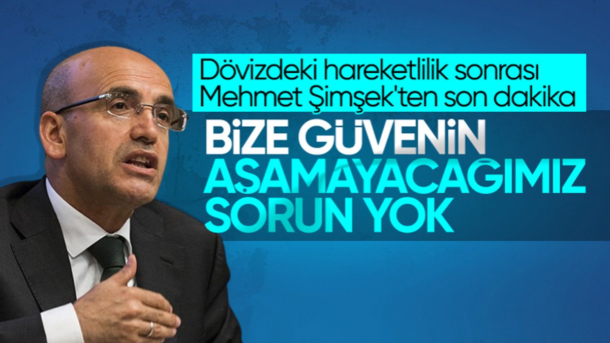 Mehmet Şimşek'ten ekonomi mesajı
