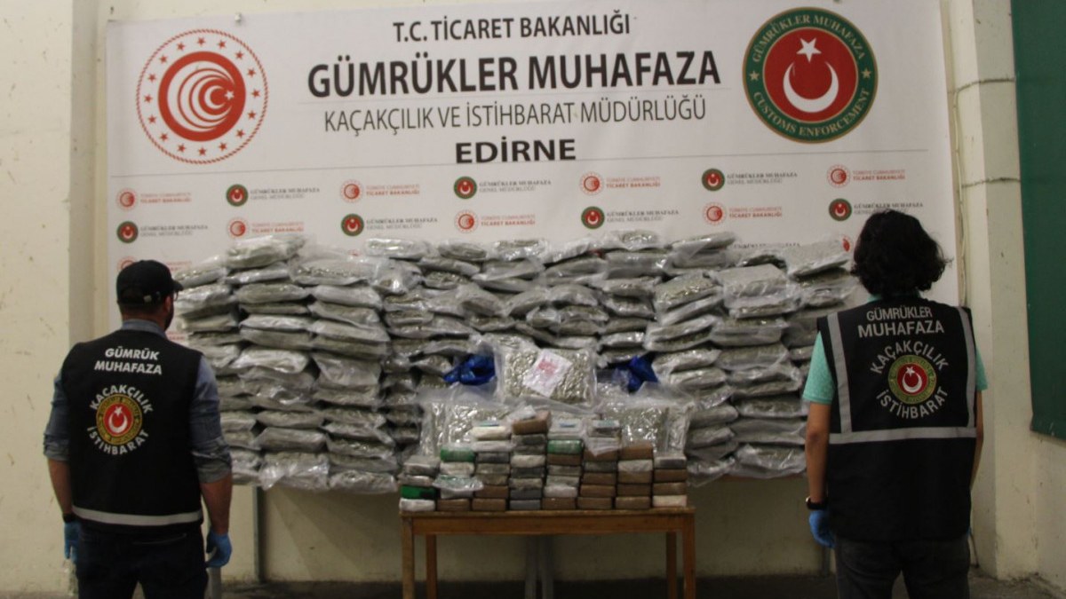 Kapıkule'de 358 kilo uyuşturucu ele geçirildi