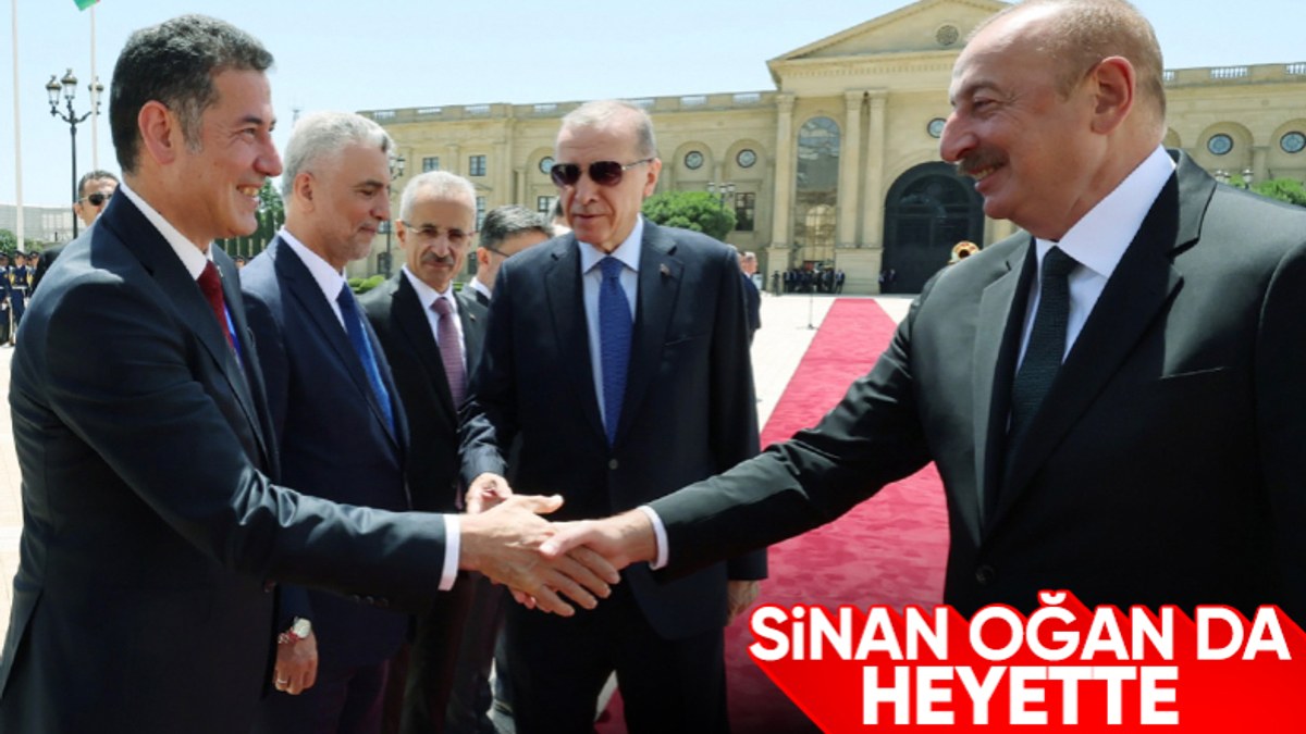 Cumhurbaşkanı Erdoğan Azerbaycan'da: Sinan Oğan detayı dikkat çekti