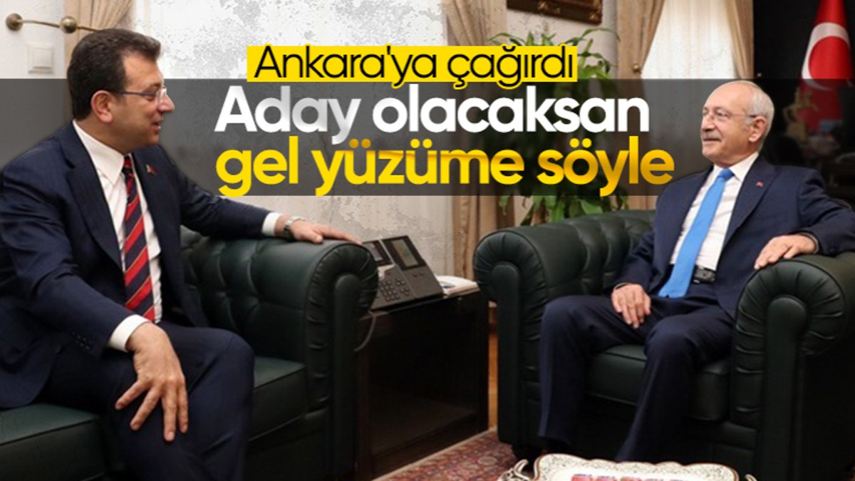 Ekrem İmamoğlu, Kemal Kılıçdaroğlu ile görüşecek