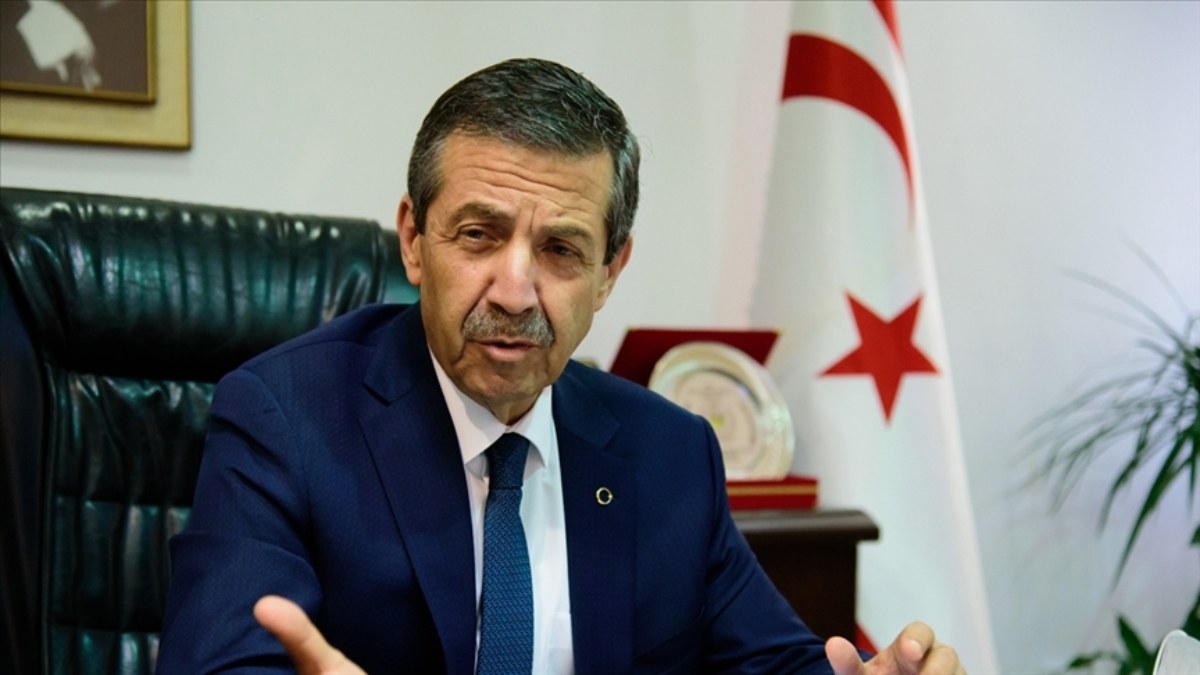 KKTC Dışişleri Bakanı Ertuğruloğlu: Erdoğan'ın şartı, Rumlara şamar niteliğinde cevaptır
