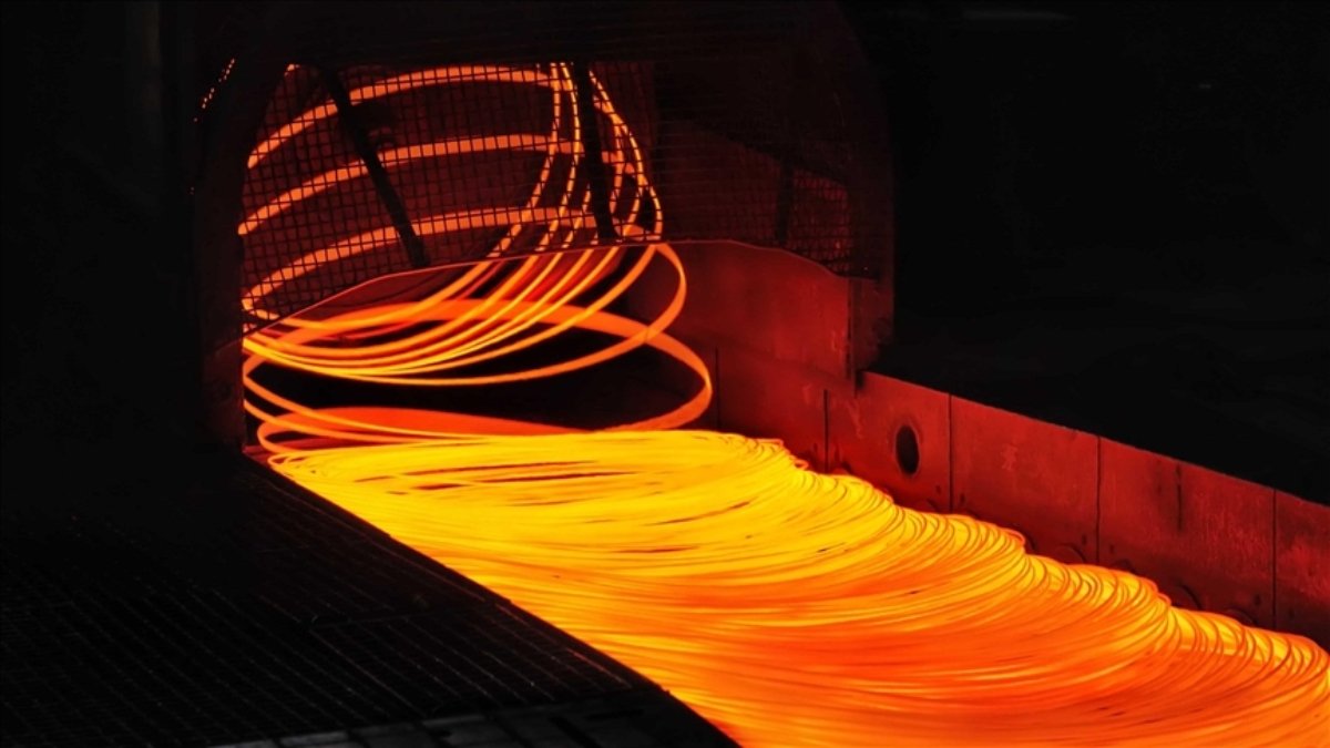 Türkiye'nin ham çelik üretimi mayısta yıllık yüzde 10,3 düştü