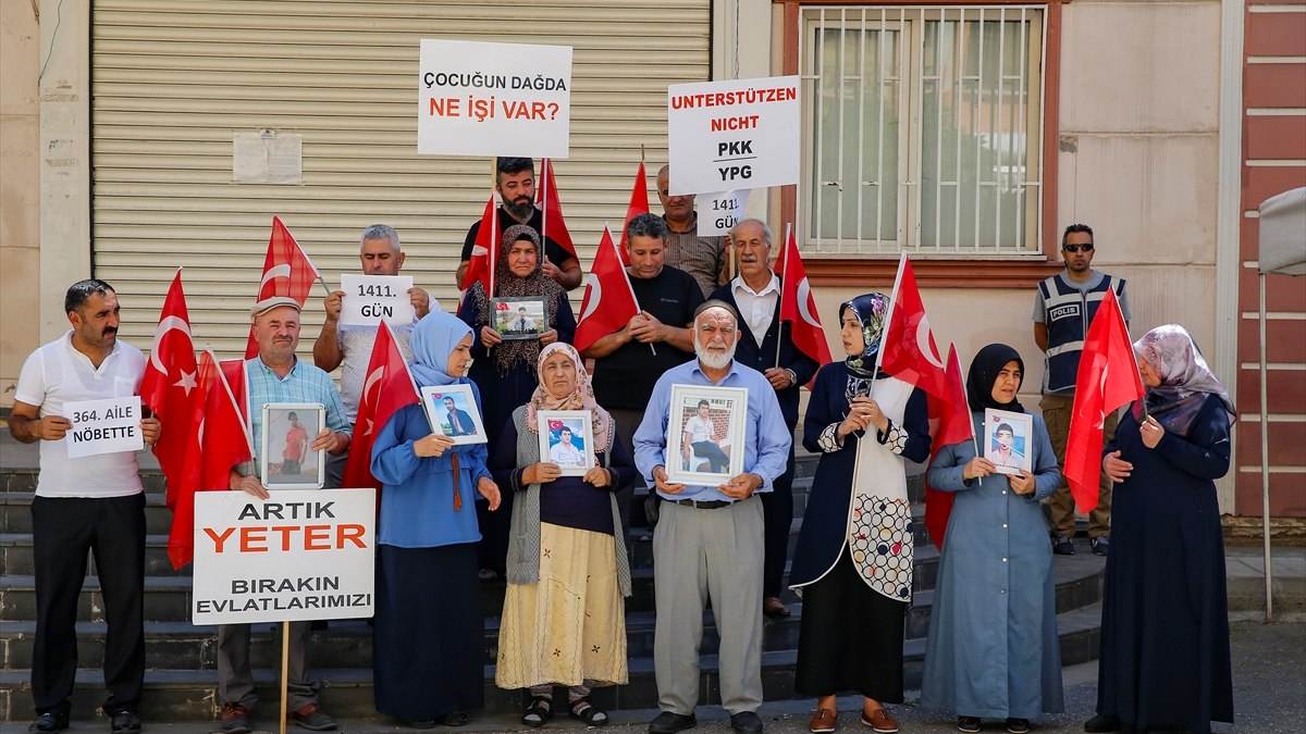 Diyarbakır'da evlat nöbetindeki aile sayısı 364 oldu