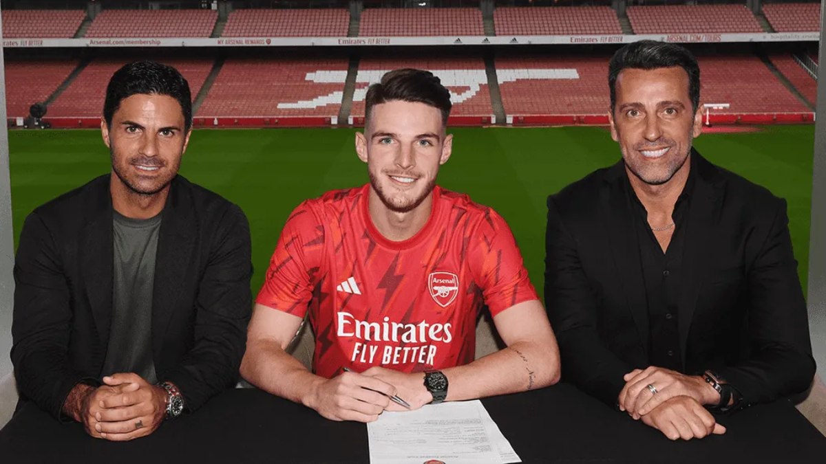 Declan Rice, Arsenal'e imzayı attı