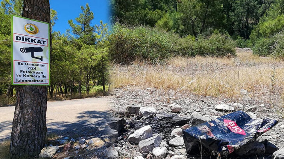 Antalya’da tüm uyarılara rağmen ormana girip, mangal yaktılar