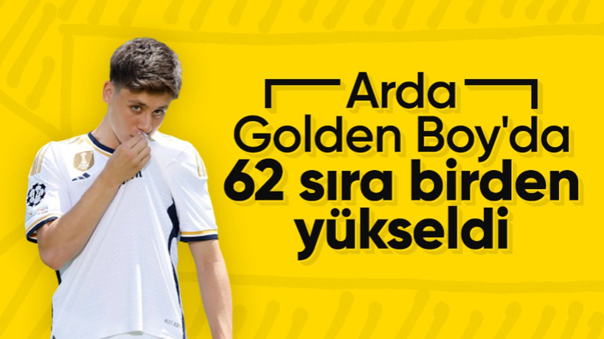 Arda Güler, Golden Boy sıralamasında 16'ncı oldu