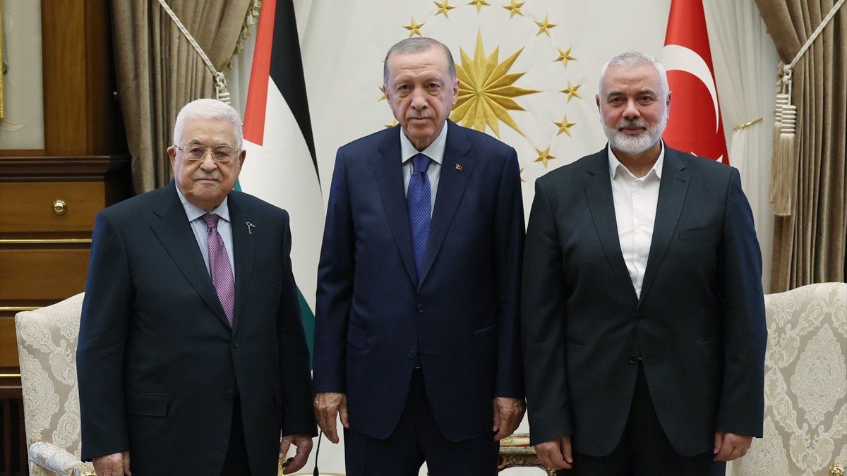 Beştepe'de Filistin diplomasisi: Mahmud Abbas ve Haniye Külliye'de