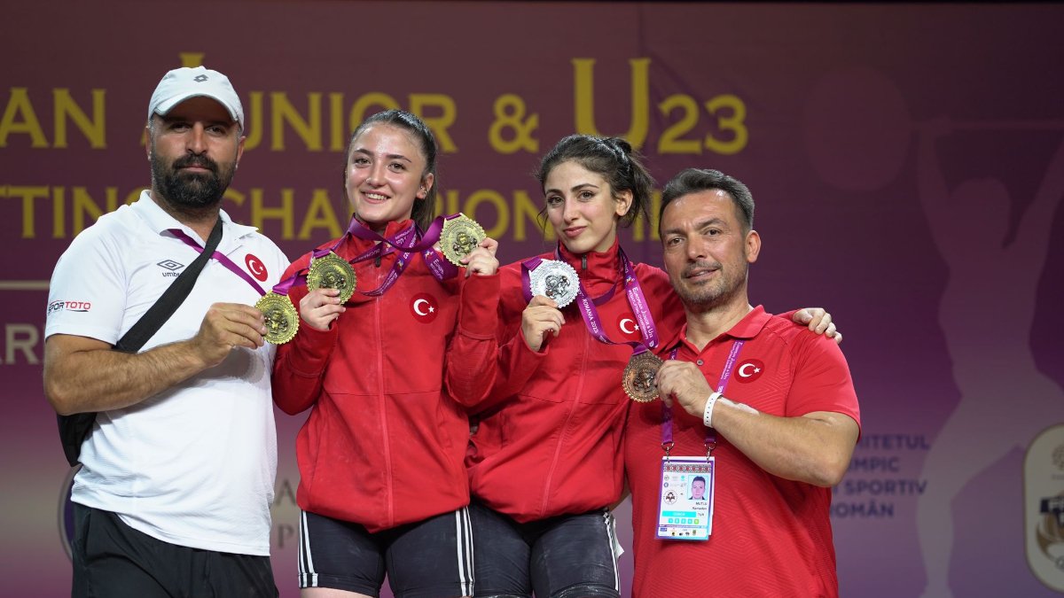 Gençler ve U23 Avrupa Halter Şampiyonası'nda Türk sporculardan madalya yağmuru