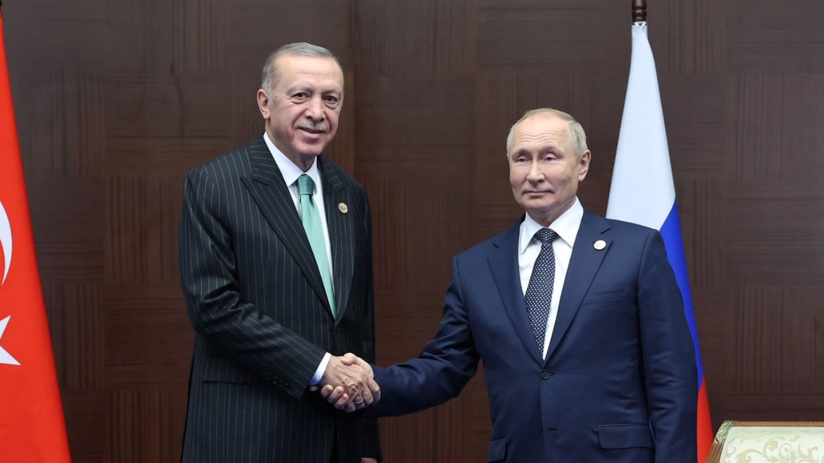 Cumhurbaşkanı Erdoğan-Vladimir Putin görüşmesi