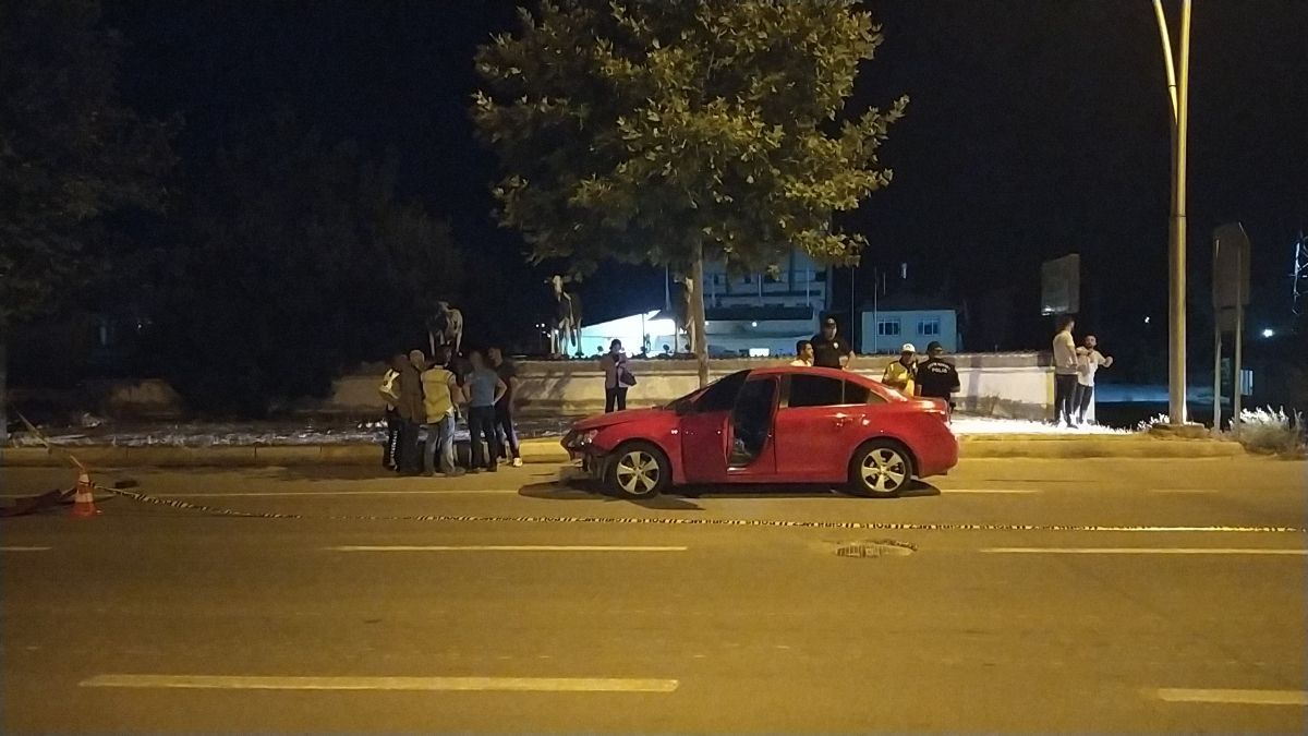 Çorum'da otomobil ve elektrikli motosiklet çarpıştı: 1 ölü