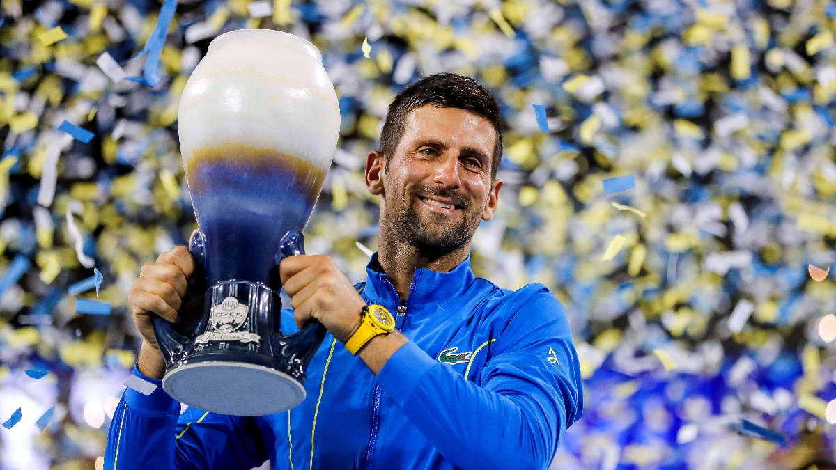 Alcaraz'ı yenen Djokovic, Cincinnati Masters Tenis Turnuvası'nı kazandı