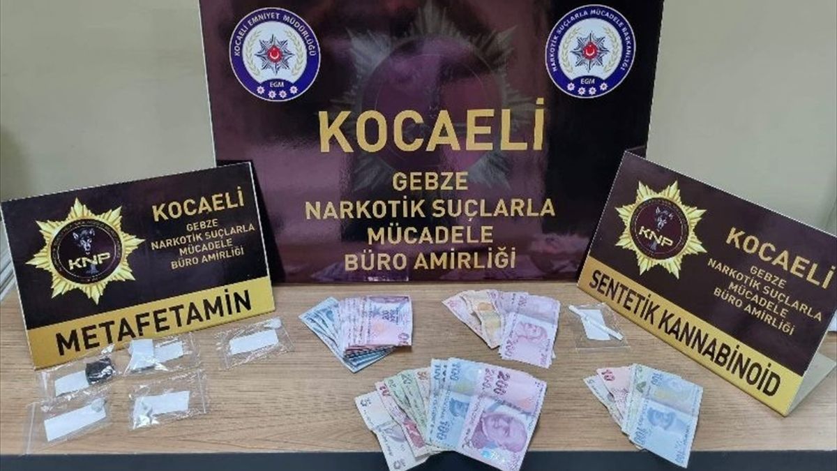 Kocaeli'de uyuşturucu operasyonlarında yakalanan 4 zanlı tutuklandı