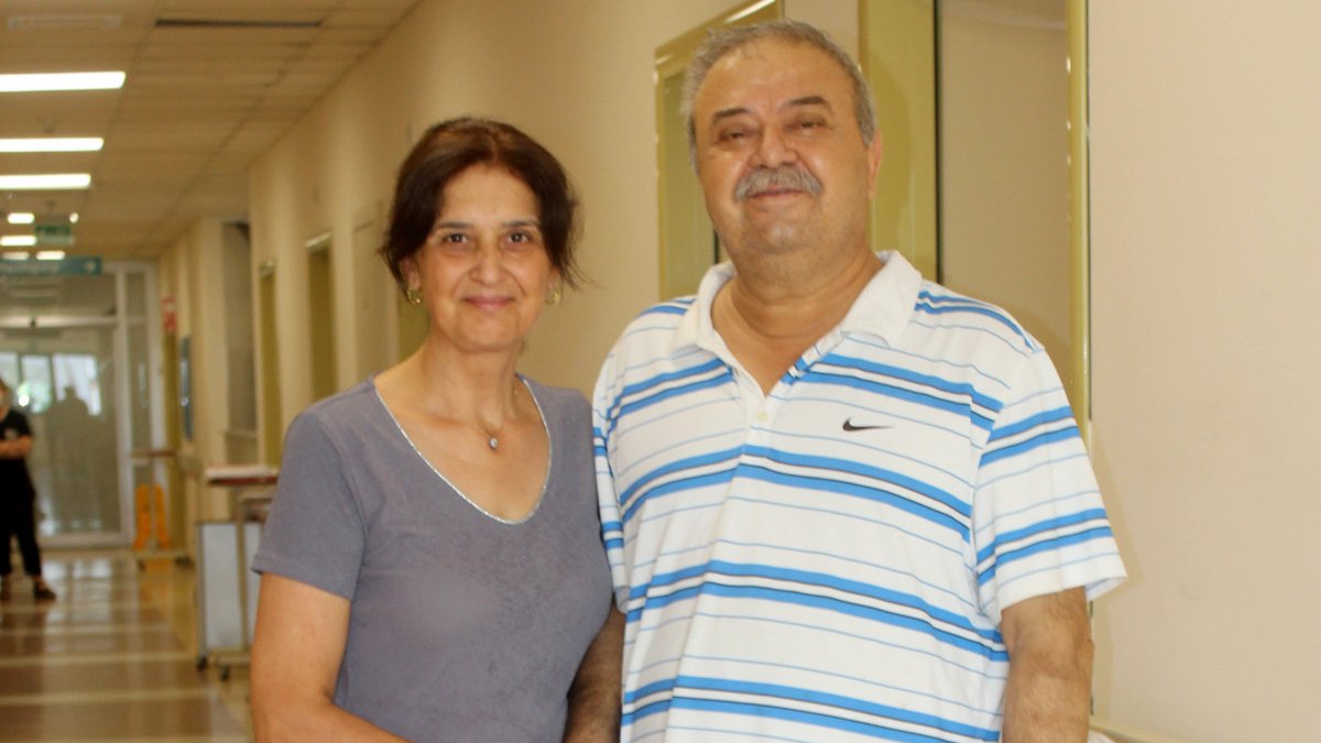 Antalya'da 36 yıllık eşinin böbreğiyle hayata tutundu: Hiç düşünmeden evet dedim