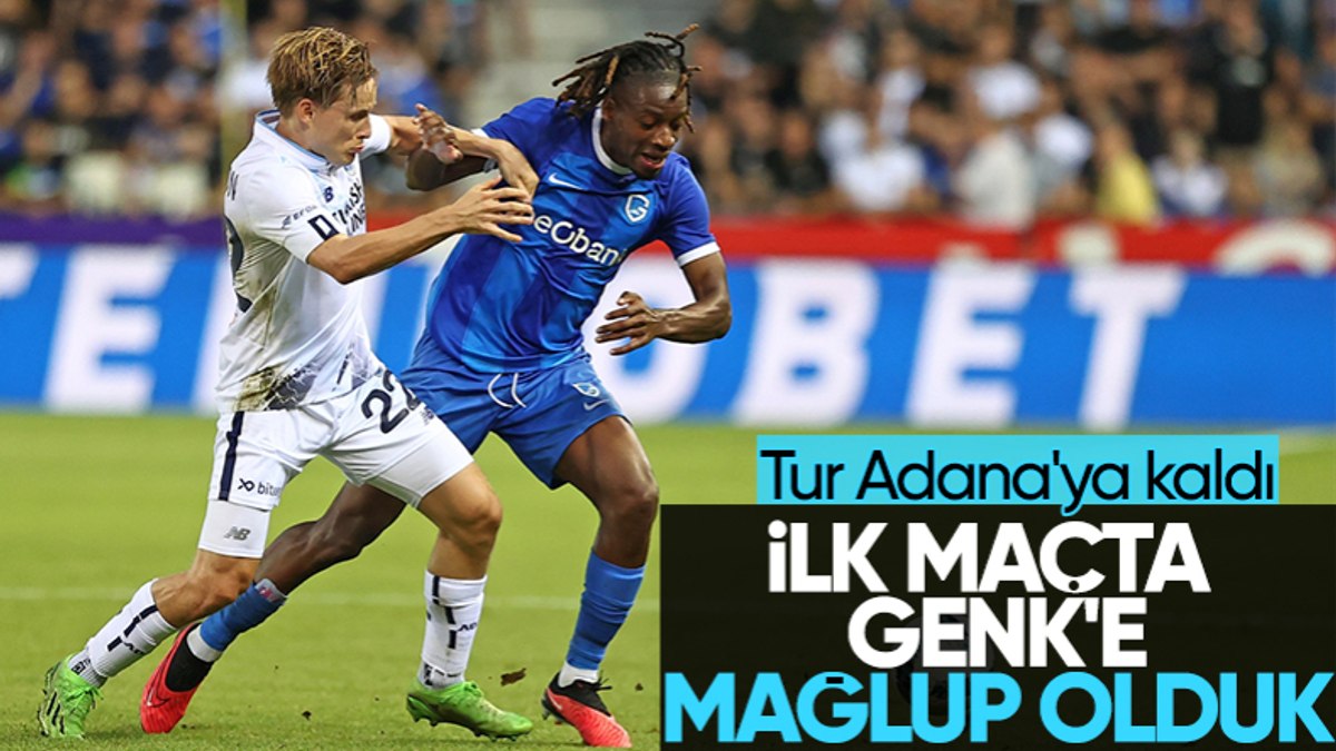 Adana Demirspor, Genk'e Mağlup Oldu