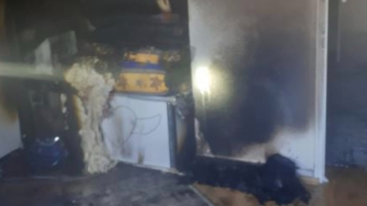 Kayseri'de yaşadığı evi ateşe verip kaçtı