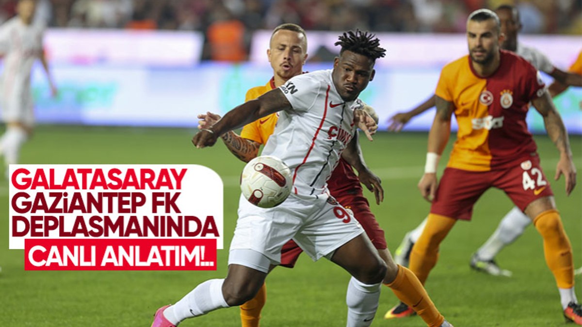 Gaziantep FK 0-3 Galatasaray - CANLI SKOR