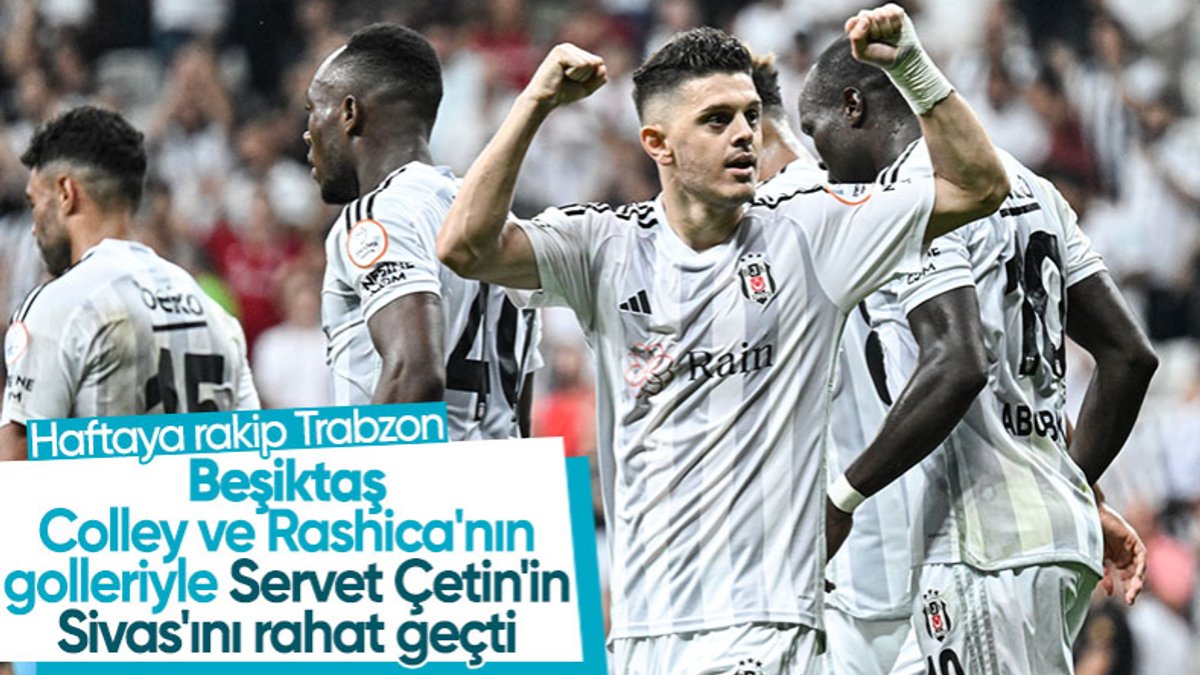 Beşiktaş, evinde Sivasspor'u yendi