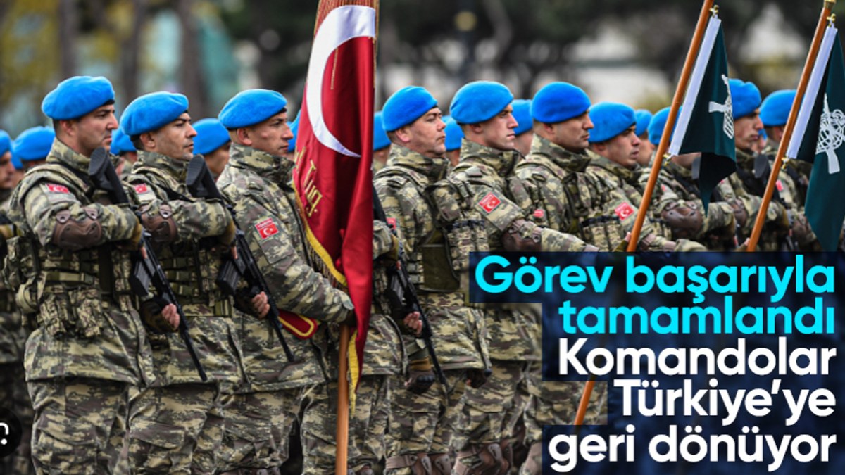 Kosova'ya gönderilen Türk komandoları geri dönüyor