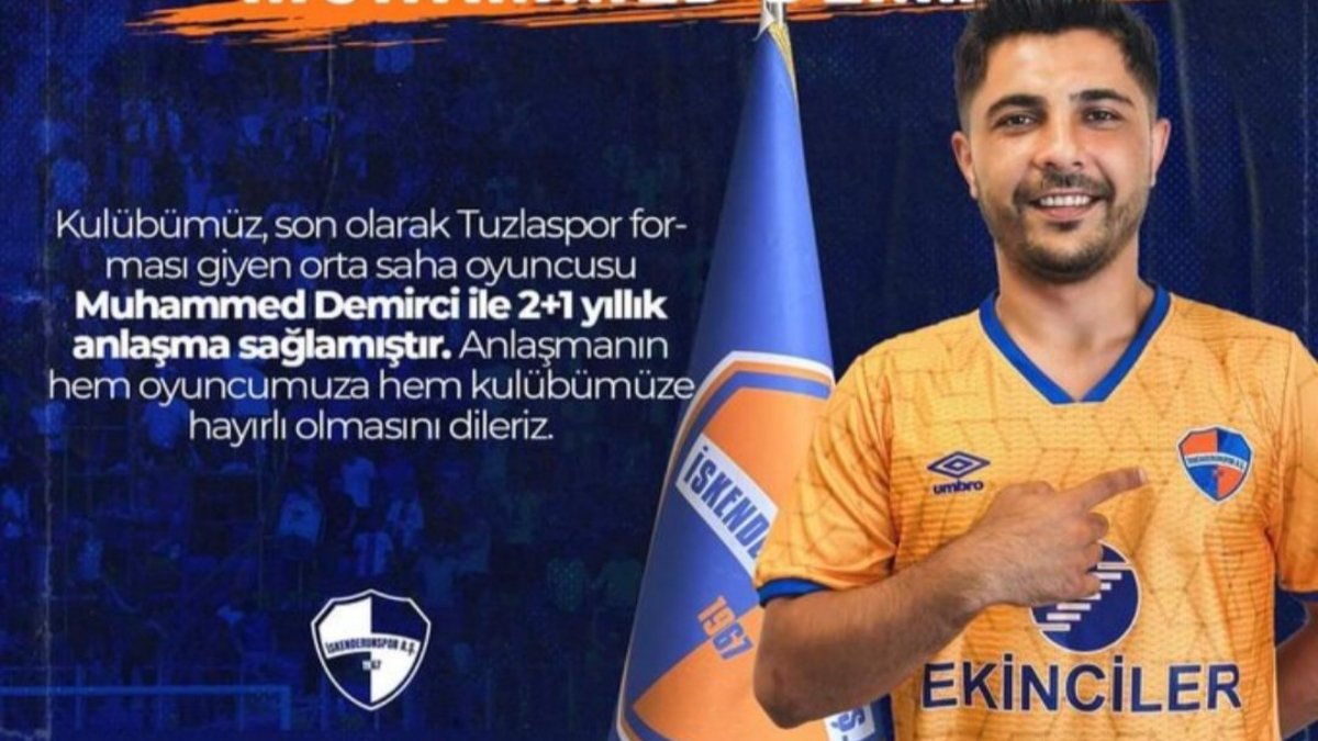 Muhammed Demirci, İskenderunspor ile sözleşme imzaladı