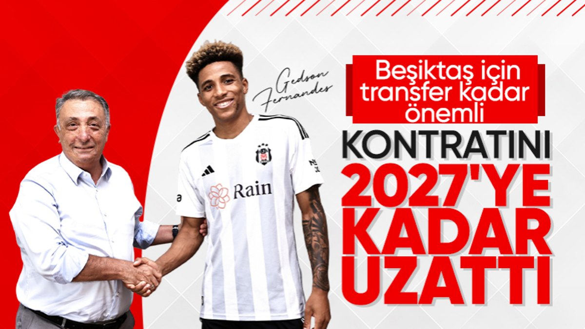 Beşiktaş, Gedson Fernandes'in sözleşmesini uzattı