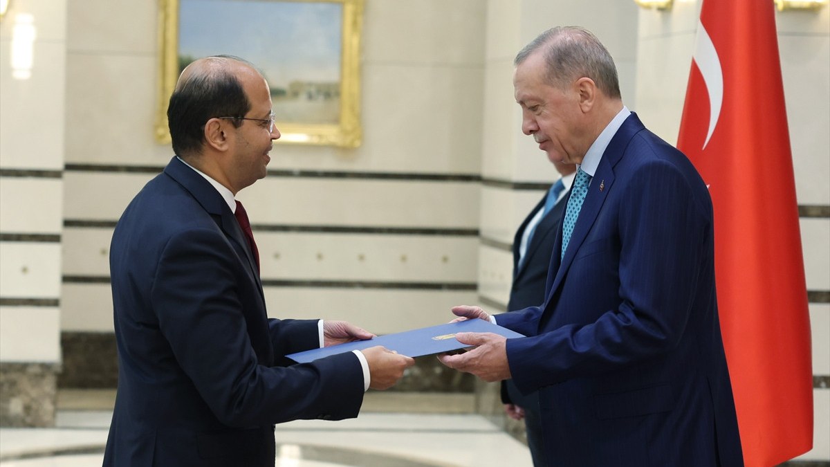 Mısır Büyükelçisi Cumhurbaşkanı Erdoğan’a güven mektubu sundu