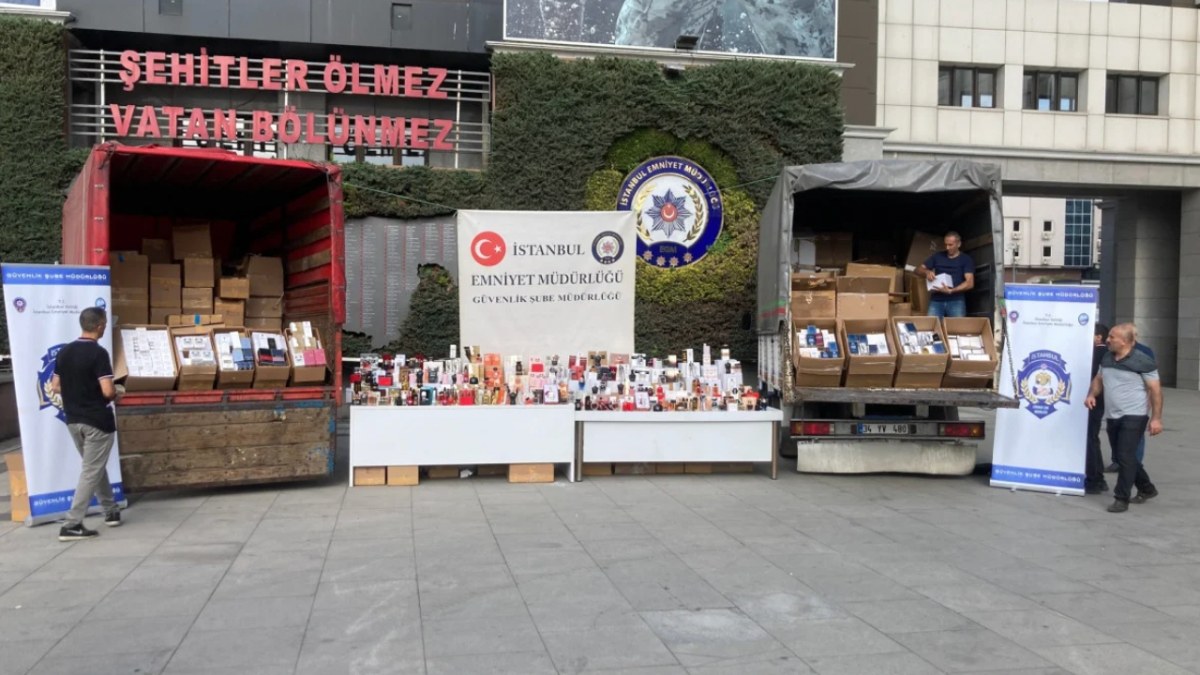 İstanbul'da sahte parfüm operasyonu: 26 bin şişe ele geçirildi