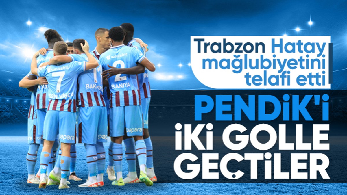 Trabzonspor evinde Pendikspor'u yendi