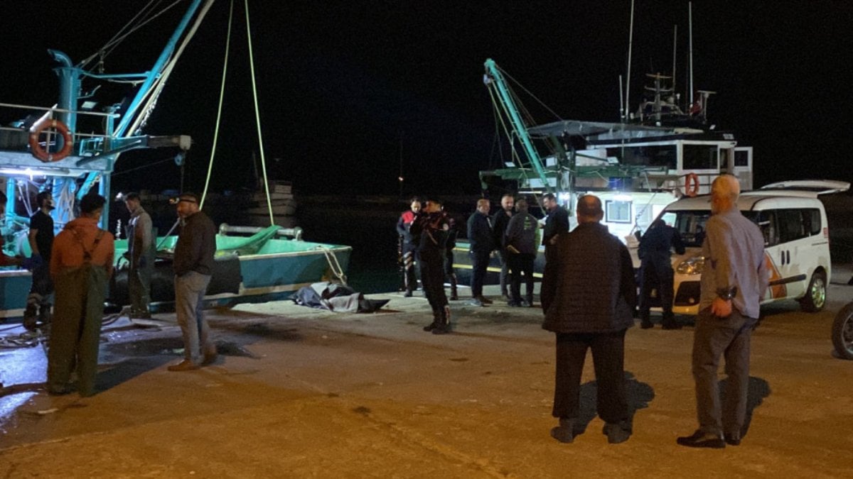 Samsun'da balıkçıların ağına ceset takıldı