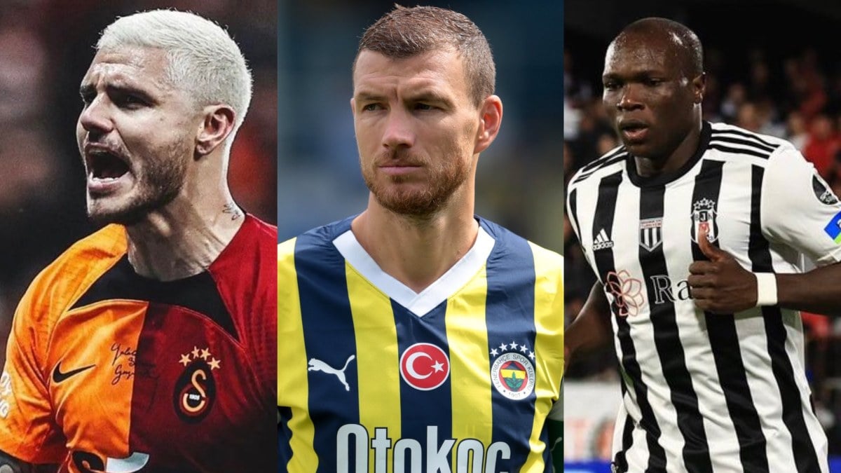 Süper Lig'de gol kralı kim? Trendyol Süper Lig gol krallığı sıralaması! Icardi, Dzeko, Aboubakar..