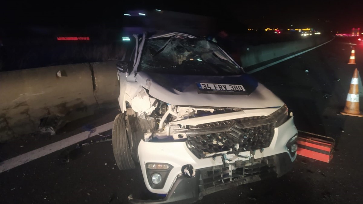 Bolu'da iki otomobil çarpıştı: 2 yaralı