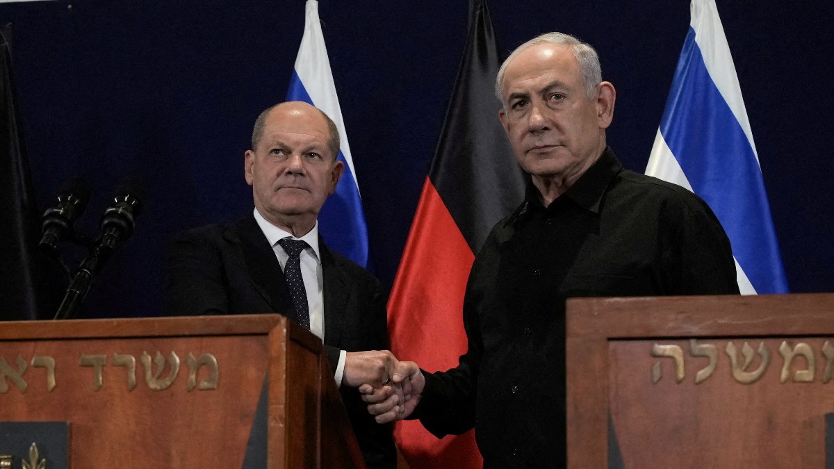 Almanya Başbakanı Scholz İsrail'de: Çatışmaya müdahil olunmamalı