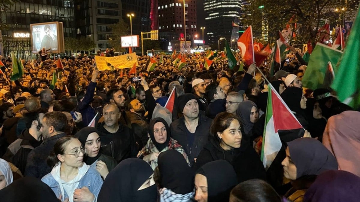 İsrail protestosu! İstanbul'da helikopter mi geçiyor? Sesler merak ettirdi