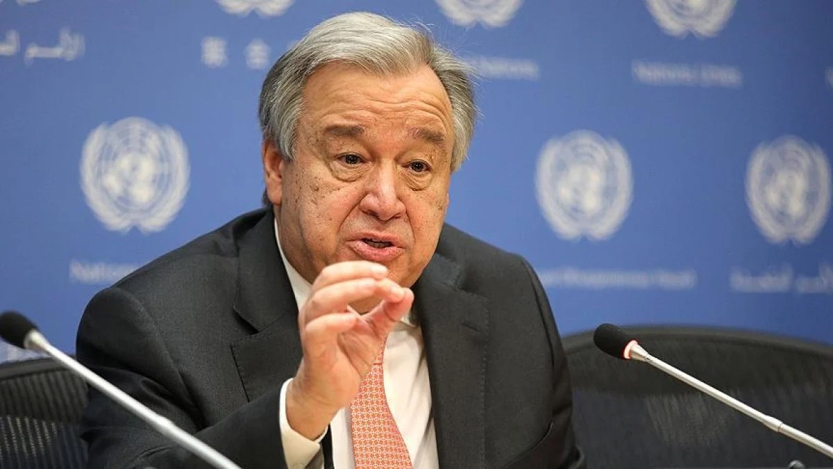 Antonio Guterres: Yardım tırları en hızlı şekilde Gazze'ye hareket etmeli