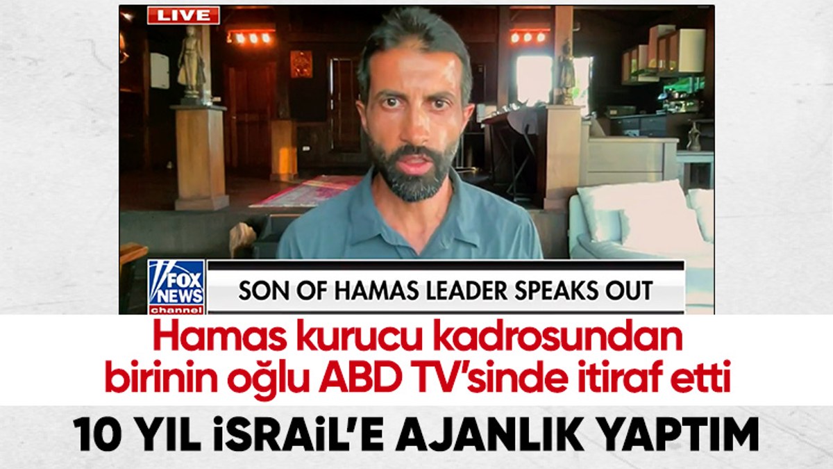 Hamas liderinin ABD'ye sığınan oğlu: İsrail, Filistin halkına en büyük iyiliği yapıyor