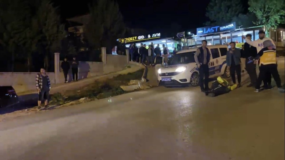 Burdur'da uygulama noktasından kaçan sürücü dehşet saçtı: 2'si polis 4 yaralı