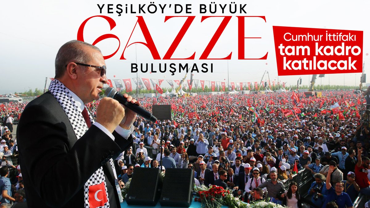 AK Parti İstanbul’da 'Büyük Filistin Mitingi' düzenleyecek