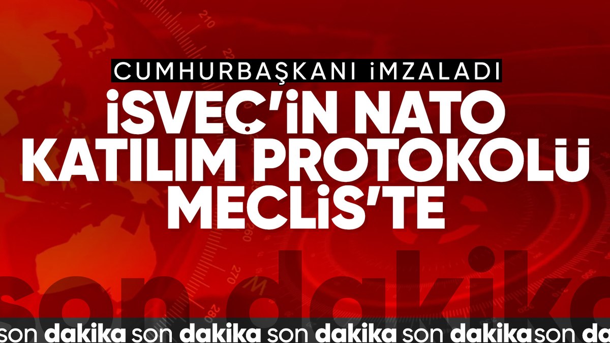İsveç'in NATO'ya katılım protokolü için son karar TBMM'de