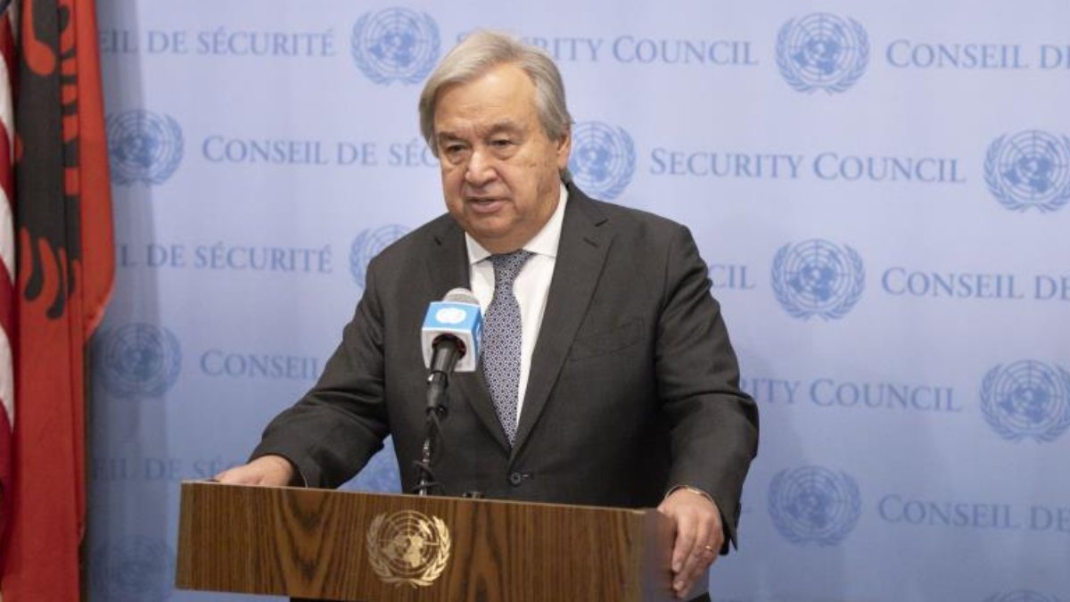BM Genel Sekreteri Guterres'den Filistin açıklamasına gelen tepkiler sonrası açıklama