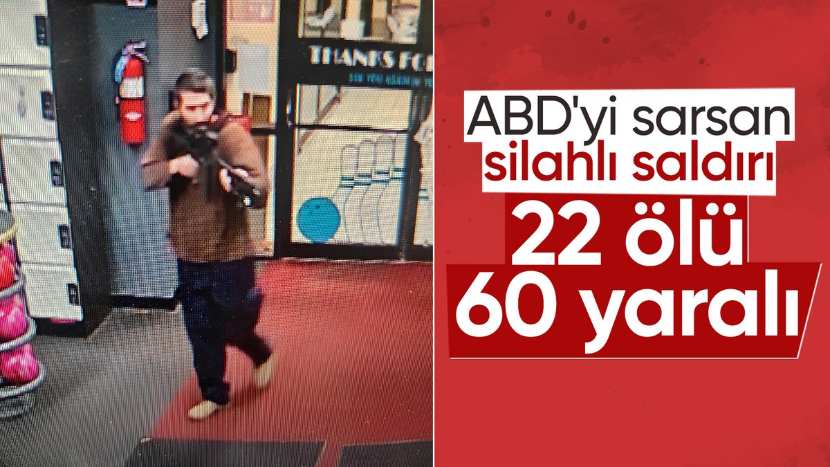 ABD'de silahlı saldırı: 22 ölü, 60 yaralı