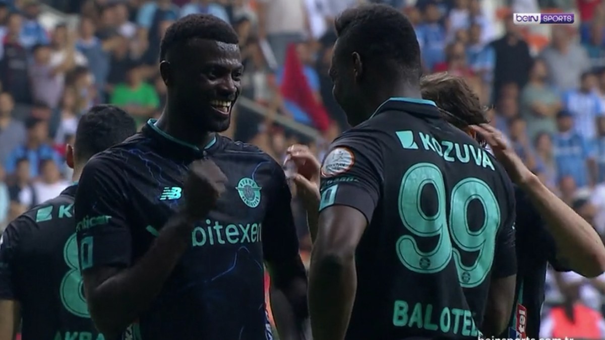 Adana Demirsporlu Niang ve Balotelli'den penaltı öncesi taş-kağıt-makas