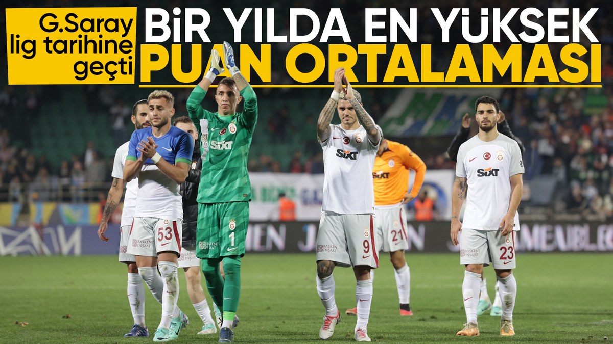Galatasaray'dan lig tarihine görkemli imza